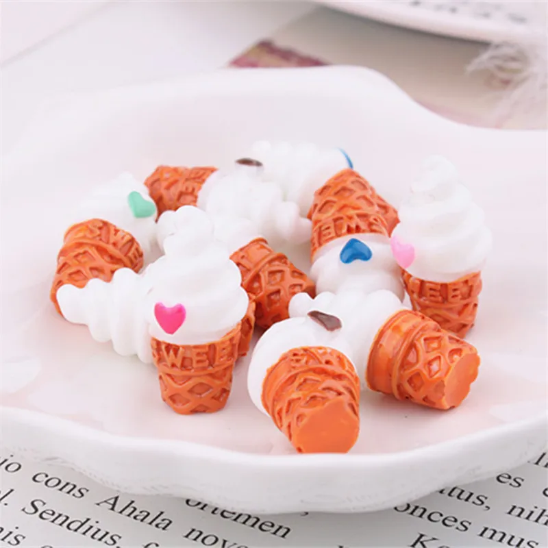 

8 Pcs Mini Ice Cream for BJD Doll Toy Doll House Decoration Kids Gift