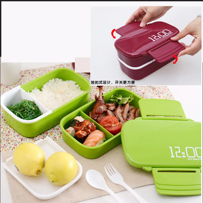 3 Layers Microwave font b Lunch b font Boxs Food Storage Container font b Lunch b