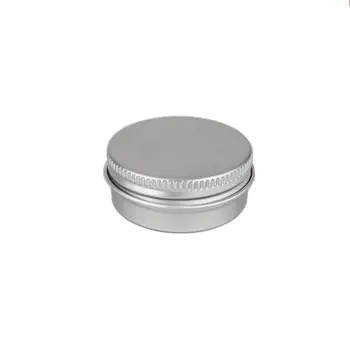 

Wholesale brand new 15g cosmetic aluminum jar 15ml metal tin for cream packaging container hot sale