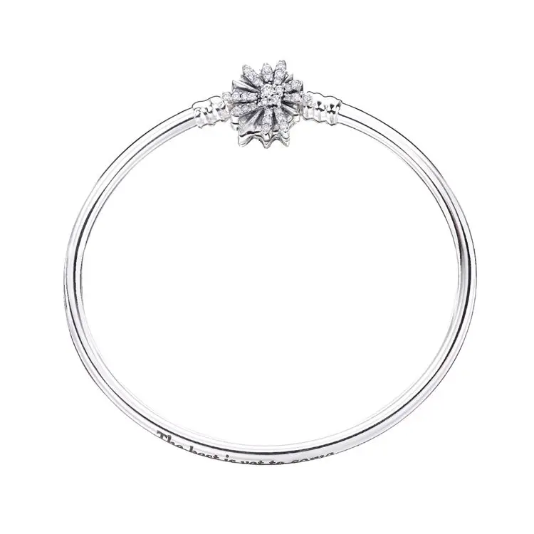 Ajax Модный женский подарок браслет Настоящее серебро 925 пробы серебряные украшения-шармы браслет