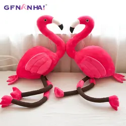 1 шт. 90/100 см kawaii розовый Фламинго Плюшевые игрушки мультфильм прекрасного лебедя куклы для домашнего декора съемки реквизит для дня