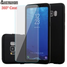 360 Degree Full Protective Case For Samsung Galaxy S8 S8 Plus Shockproof Hard PC + Soft TPU Silicone Cover + Screen Protector
