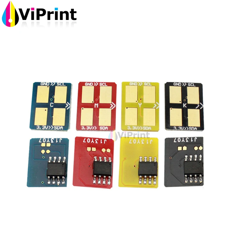 

4 x 106R01203 106R01206 106R01205 106R01204 Toner Cartridge chip For Xerox Phaser 6110 6110 6110MFP printer powder refill reset