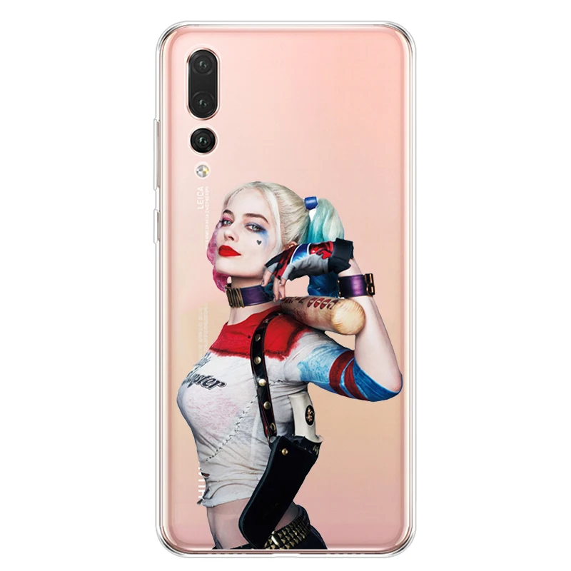 Отряд Самоубийц Джокер Харли Квинн чехол для телефона Huawei P8 P9 P10 P20 PLUS P30 lite PRO P