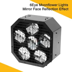Новый продукт 20 Вт 6 глаз Moonflower огни зеркало лицо отражение эффект сценические огни для вечерние диско DJ
