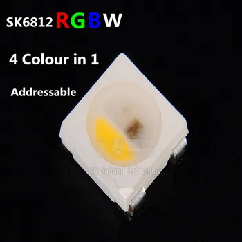

SK6812(similar WS2812B) RGBW RGB(Nature/Warm/White) 5050 SMD Individually Addressable Digital LED Chip Pixels DC 5V 10~1000pcs