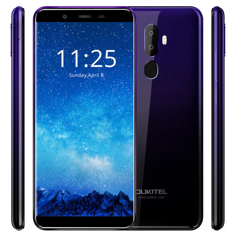 OUKITEL U25 PRO смартфон с 5 дюймовым дисплеем восьмиядерным процессором MT6750T ОЗУ 4 Гб
