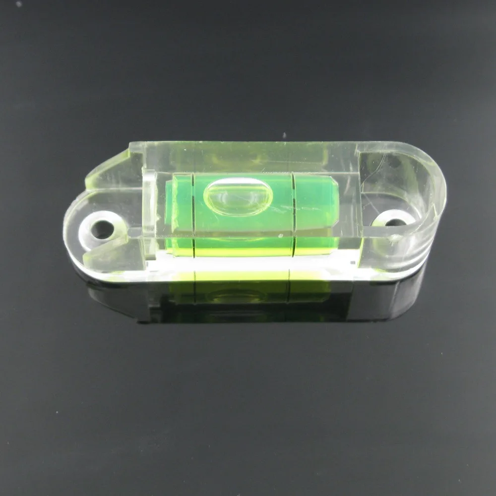

10PCS QASE Plastic Water level Indicator Mini bubble level spirit level vial with Mounting holes