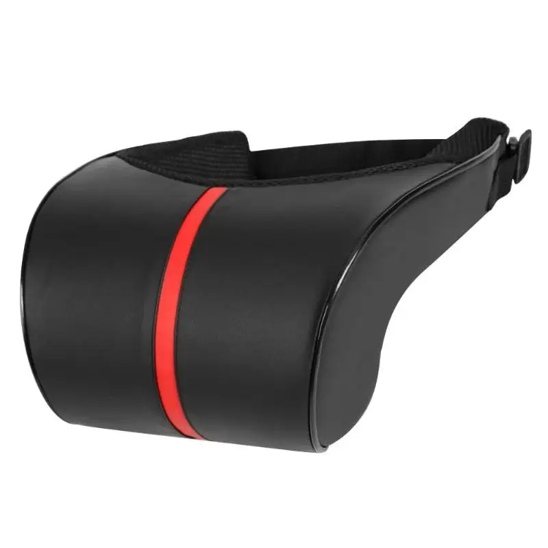 VODOOL хлопковая Автомобильная подушка для шеи с эффектом памяти, подушка для шеи, Автомобильная подушка для подголовника, подголовник для шеи, автомобильное безопасное сиденье, аксессуары для интерьера - Название цвета: Black Red