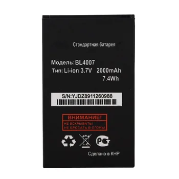 

High quality phone 2000mah BL4007 Li-ion battery for Fly BL4007 DS123 Rechargeable battery Batteries