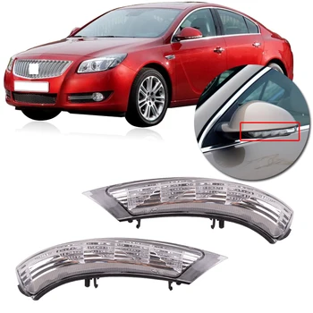 

CAPQX 2PCS Rear View rearview side mirror LED Turn Signals blink For Buick Regal 2009 2010 2011 2012 2013 2014 2015