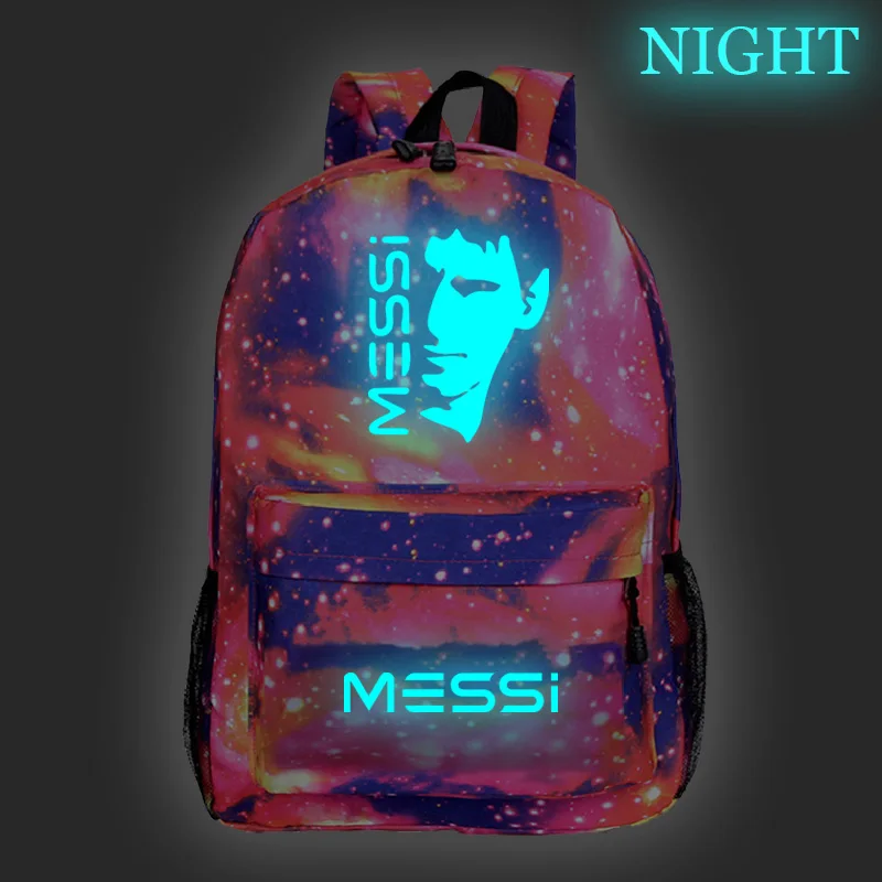 Модный рюкзак для студентов Battle Royale для мальчиков и девочек, рюкзак на плечо с принтом Месси, рюкзак с отражающими вставками - Цвет: 06