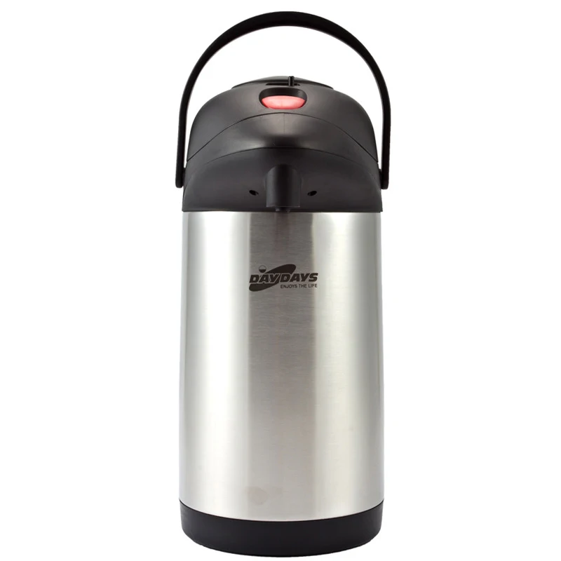 2.5L 2500ML Airpot Flask Hot Cold S/S Pump Action Vacuum Thermos Tea