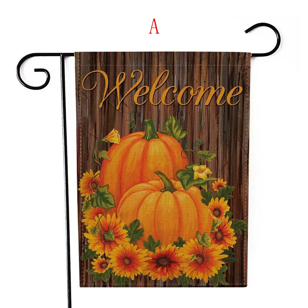 Pumpkin Weatherproof Garden Flag Halloween Decoration 47*32cm Pumpkin