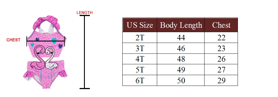 Детская одежда для купания, одежда для девочек, летняя одежда с принтом фламинго для маленьких девочек, одежда с бантиком, праздничная пляжная одежда, купальный костюм