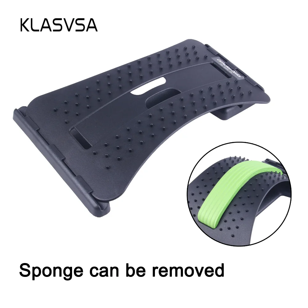 KLASVSA Back Massager Magic Stretcher Equipment Stretcher Relax Mate Lumbar Support Spine Pain Relief Acupuncture Chiropractic KLASVSA Back Massager Magic Stretcher Equipment Stretcher Relax Mate Lumbar Support Spine Pain Relief Acupuncture Chiropractic