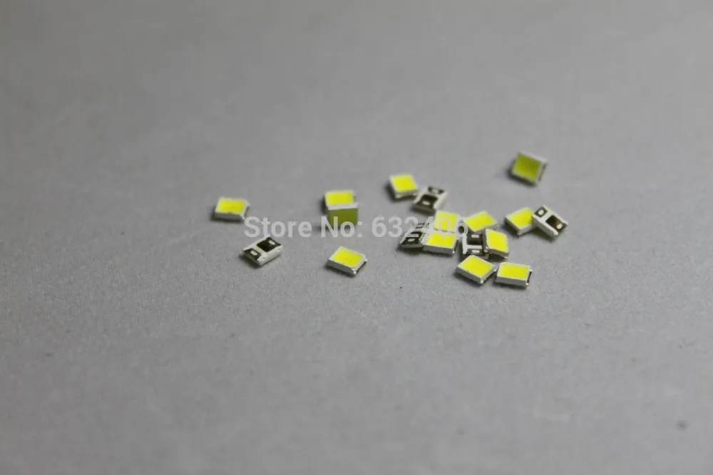 100 шт. SMD2835 0.2 Вт 21~ 23lm чистый белый 6300-6600 К для Светодиодный экран и освещения