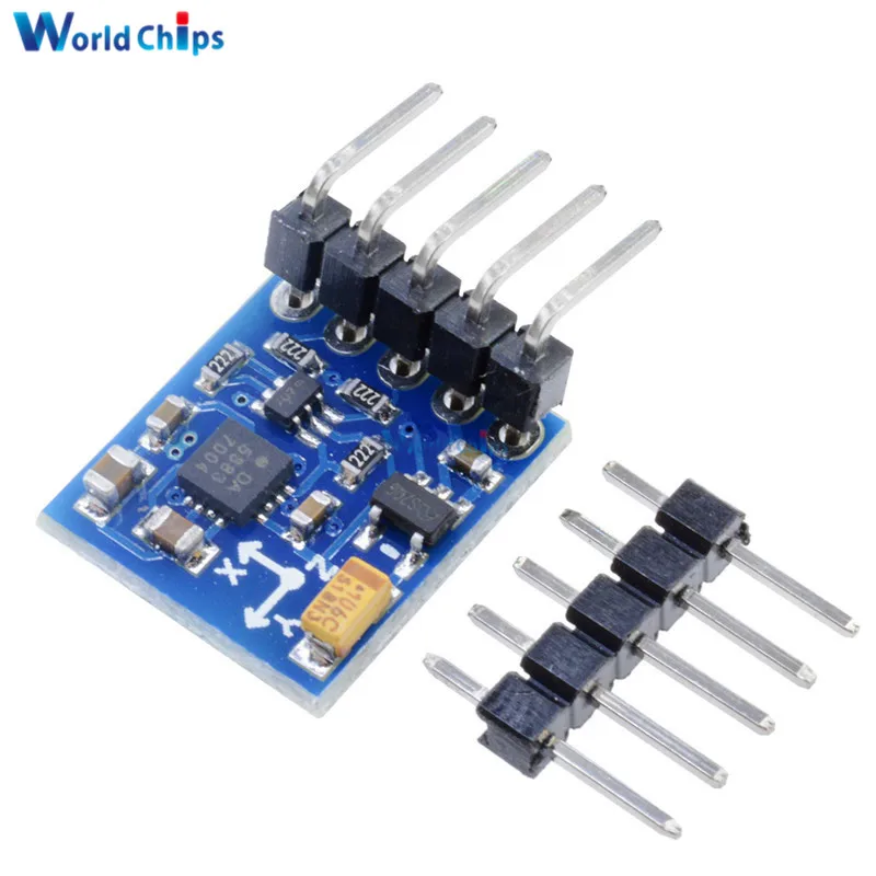 

GY-271 HMC5883L 3V-5V Three 3 Triple Axis Magnetic Field Compass Magnetometer Sensor Module For Arduino IIC Board