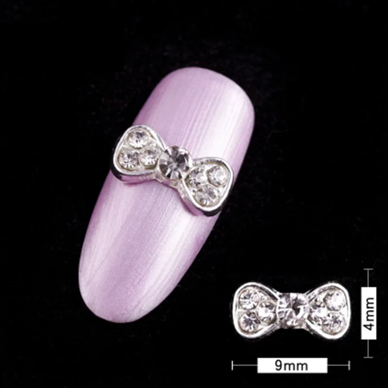 Сплав для дизайна ногтей бант 3D супер вспышка AB Стразы жемчуг Маникюр очаровательные декоративные драгоценные камни Ювелирные изделия Кристалл Алмаз - Цвет: Style20