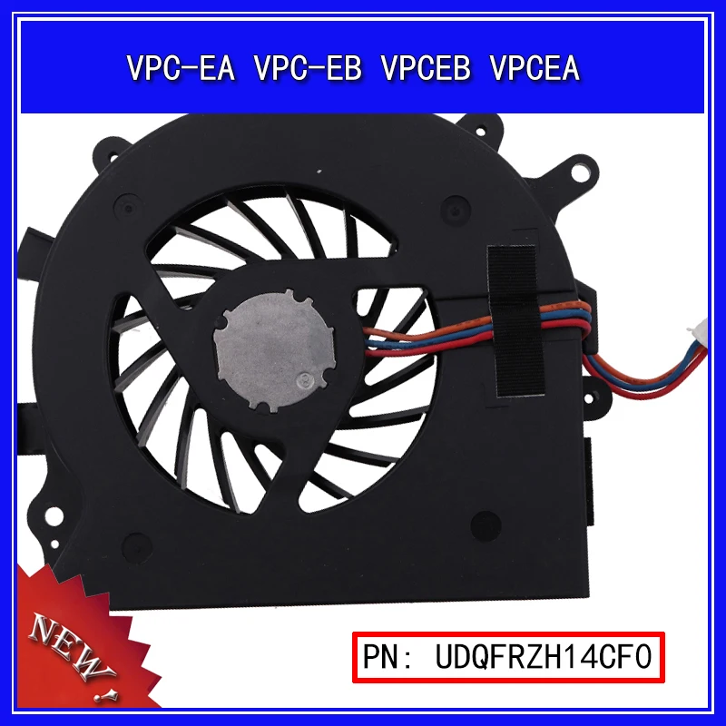 

New Laptop Cooling Fan For Sony vaio VPC-EA VPC-EB VPCEB VPCEA 3 Pins PN: UDQFRZH14CF0 CPU Cooler/Radiator