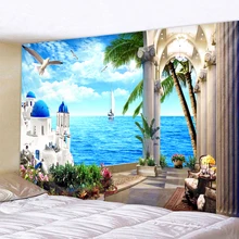 Seaside Scenery Indian Tapestry Bohemian Mandala Wall Hanging Sandy Beach Picnic Throw Towel Rug Blanket Mattress Seaside Scenery Indian Tapestry Bohemian Mandala Wall Hanging Sandy Beach Picnic Throw Towel Rug Blanket Mattress