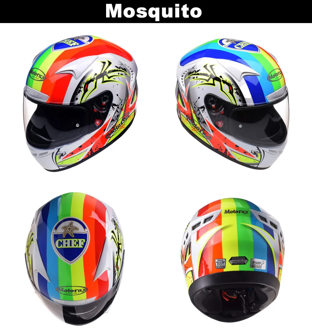 MOTORAX Италия гоночный мотоциклетный шлем полный уход за кожей лица шлем Capacete Мото шлем каск шлемы для Honda Motociclista мотоцикл