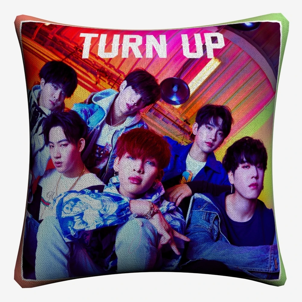 GOT7 Корея BTS музыкальные фигуры декоративное хлопковое белье Наволочка 45x45 см для