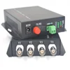 4CH Video convertidor de medios de fibra óptica (Tx/Rx)-Multi Modo 2 transmisor km receptor para sistema de seguridad CCTV ► Foto 2/6