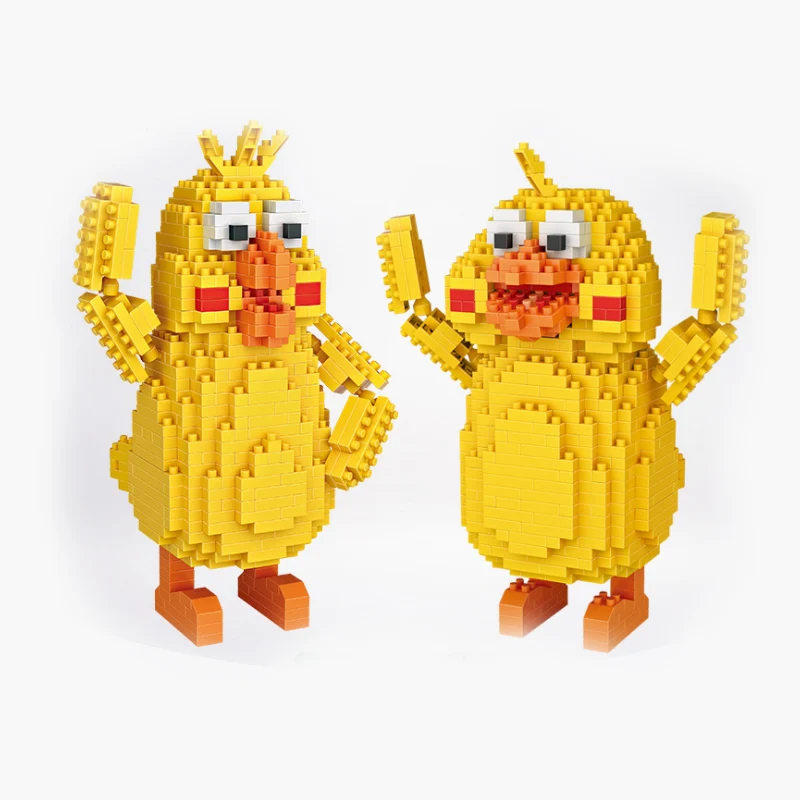 1 шт. мелкие частицы Diy симпатичный попугай боевик куклы Алмазные Кирпичи модели обучения строительные блоки игрушки для детей