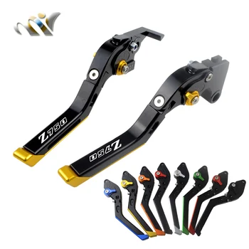 

For KAWASAKI Z750 Z 750 (not Z750S model) 2007-2012 Motorcycle Accessories Folding Extendable Brake Clutch Levers LOGO Z750