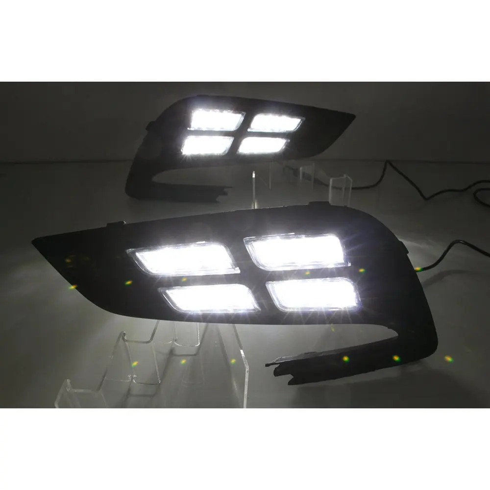 2x LED Driving Daytime Running Day Fog Lamp Light For OPEL MOKKA X 2017 2018