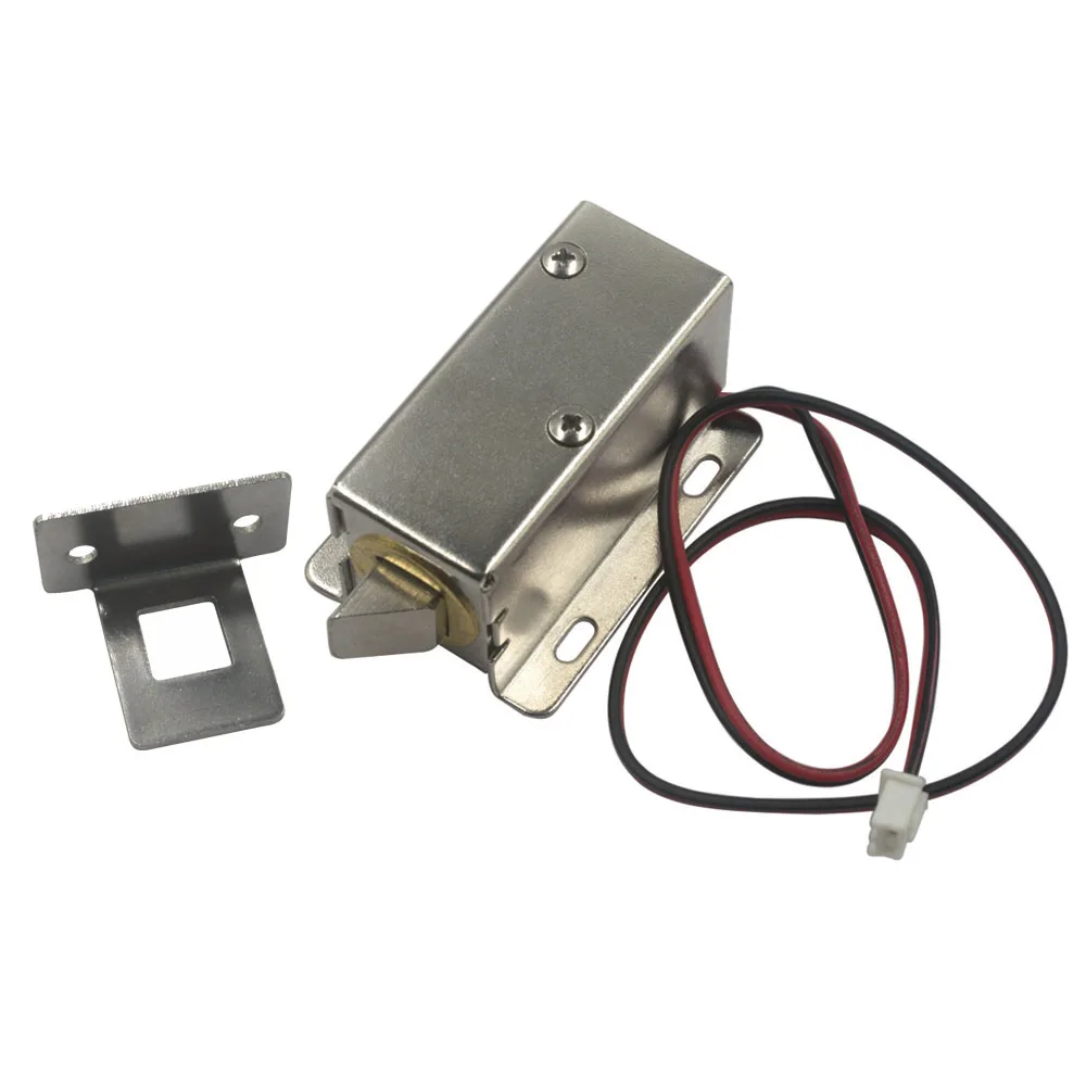 24V Door Electric Lock Tongue Right Assembly Solenoid with Lock Bucklein Locks from