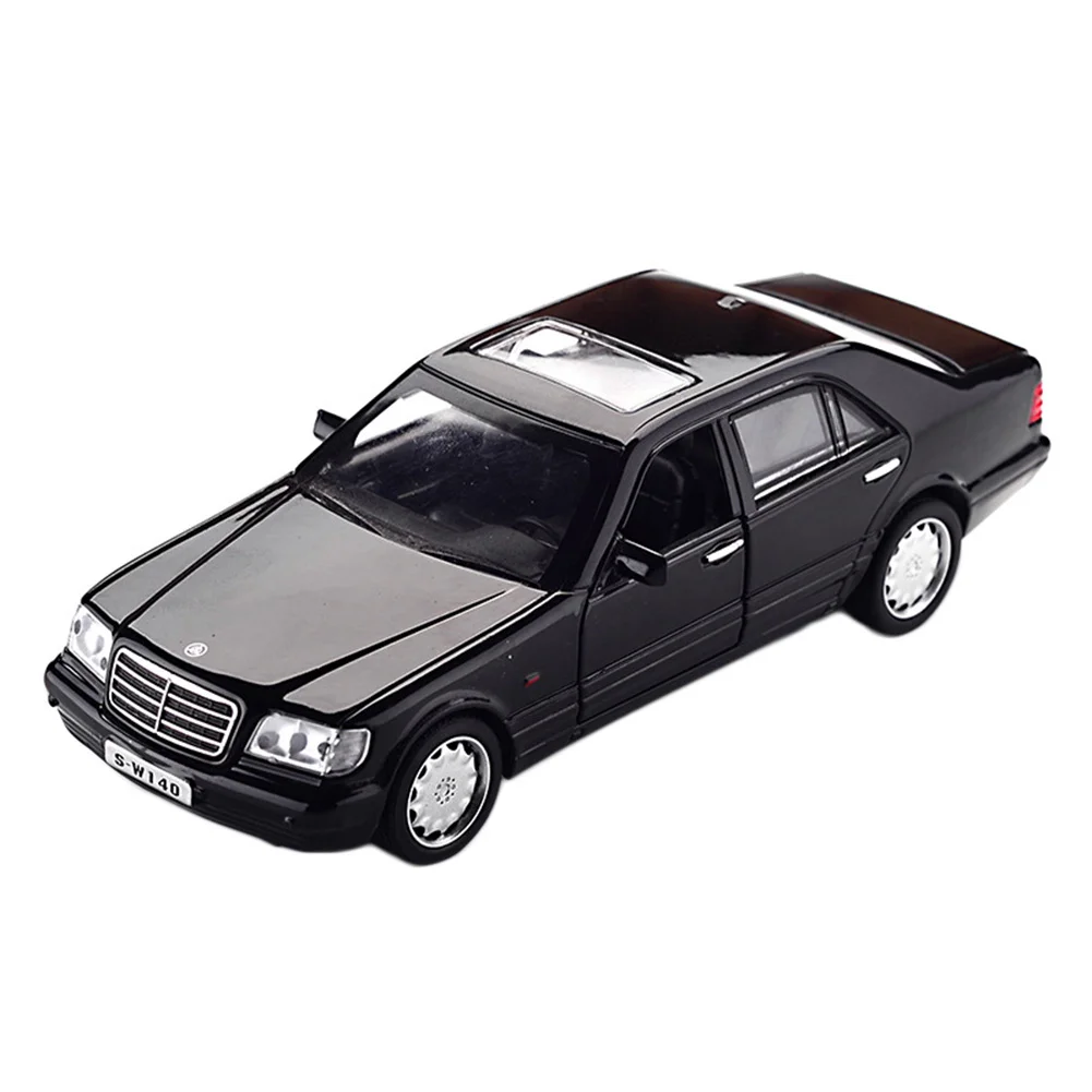 1:32 Mercedes Benz SW140 модель автомобиля из сплава, звуковой светильник, вытяжной игрушечный автомобиль, игрушечный автомобиль из сплава, детский подарок, Новинка
