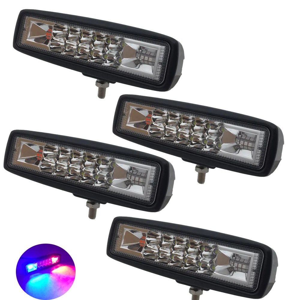 

Yait 6'' 24W LED Work Light Bar Combo Beam FlashLed Light Bar for Motorcycle Tractor Boat Off Road 4WD 4x4 Truck SUV 12V