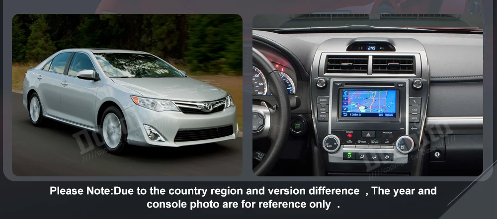 Cheap 10.2" Android 8.1 Car GPS player for Toyota Camry 2012-14 USA&Mid-East Version auto Car radio head unit  2Gb Ram+16Gb Rom 64bit 8