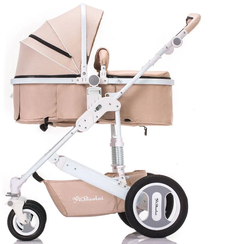 

High Landscape Baby Stroller Dream series 2-in-1 Luxury Trolley can Folding Two-way Four Wheel Shock Absorber Umbrella carts