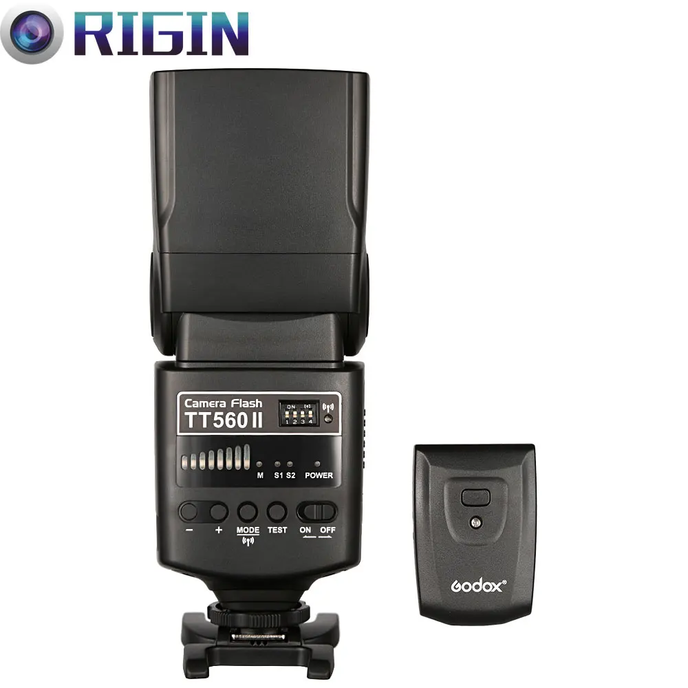 Godox вспышка для камеры TT560II GN38 со встроенной беспроводной передачей 433 МГц +