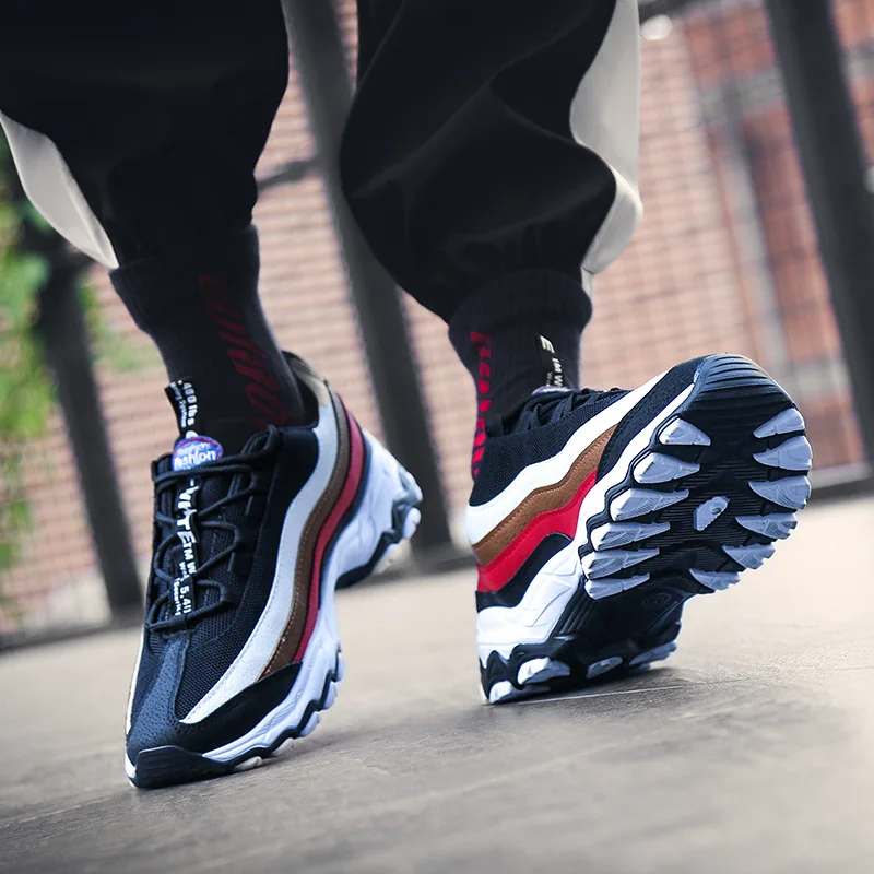 

Brand New Running Shoes For Men Air 95 Cushion Mesh Breathable Wear-resistant Hot 2019 Fitness Trainer Sport Shoes Male Sneakers