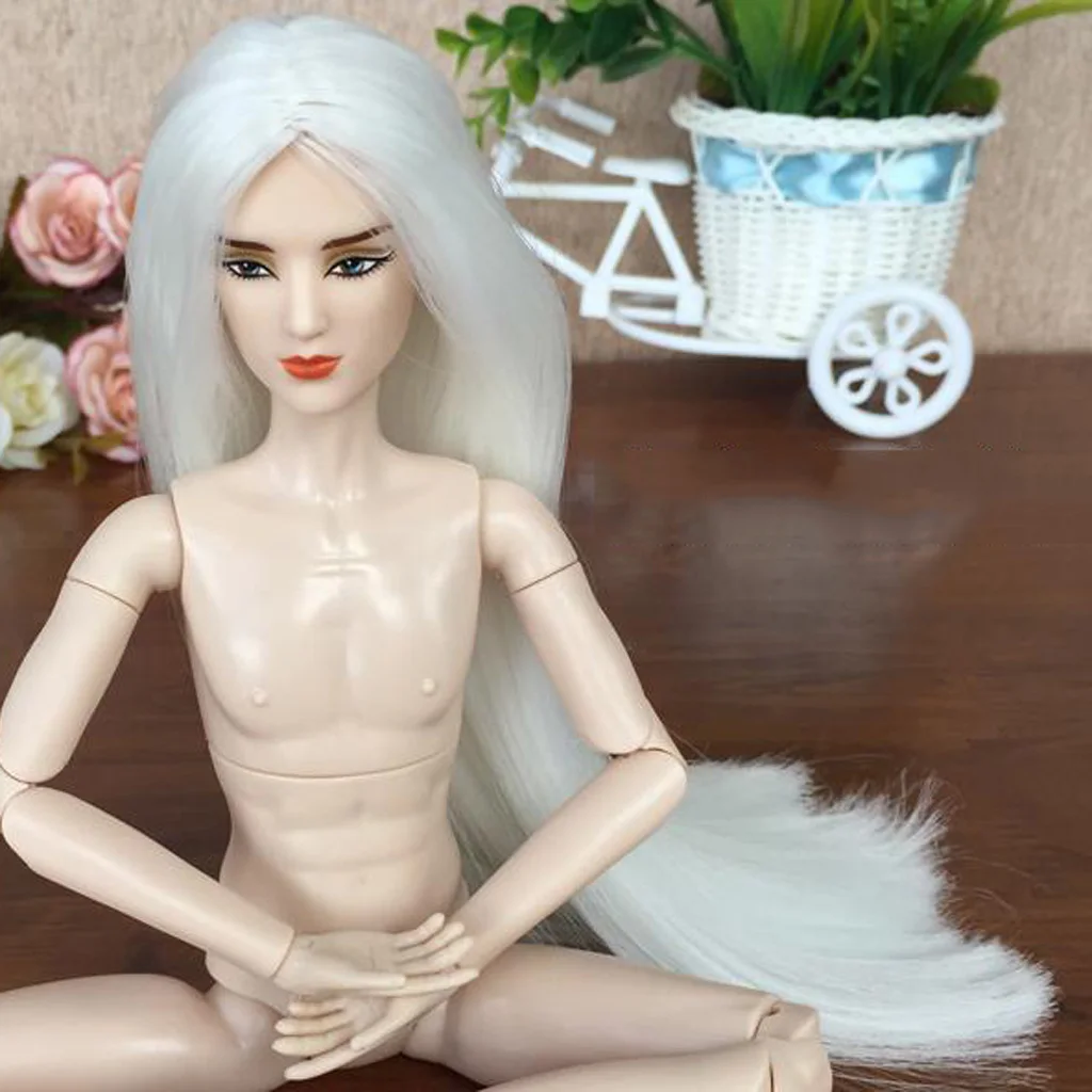 1/6 Scale Male Bjd Boyfriend Head Sculpt Ball-Jointed Doll Head DIY Parts Practice Make Up Accessories