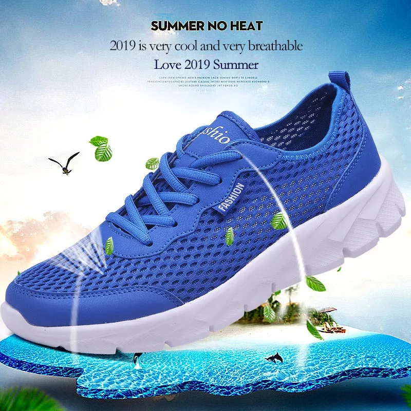 

REETENE Plus Size 38-48 Summer Men Sneakers High Quality Mesh Men Shoes Breathable Casual Shoes Men Fashion Men'S Shoes