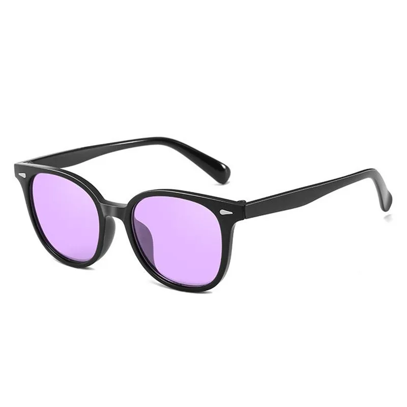 REALSTAR, супер звезда, Джони Депп, солнцезащитные очки для мужчин и женщин, фирменный дизайн, Ретро стиль, заклёпки, солнцезащитные очки, солнцезащитные очки, очки, очки Oculos S322 - Цвет линз: No6 Purple