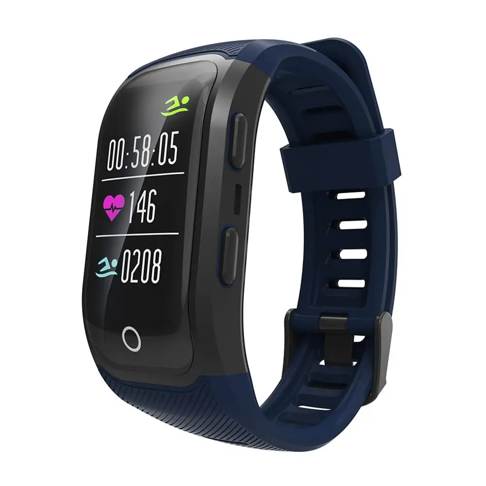

Smart Band Color Screen Tracker GPS Sports Wristband Heart Rate Monitor Reminder