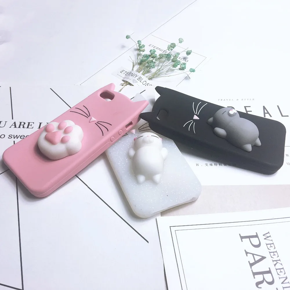 3D милый медведь печать телефон чехол для iPhone 6 6S 7 8 plus X с мультипликационным