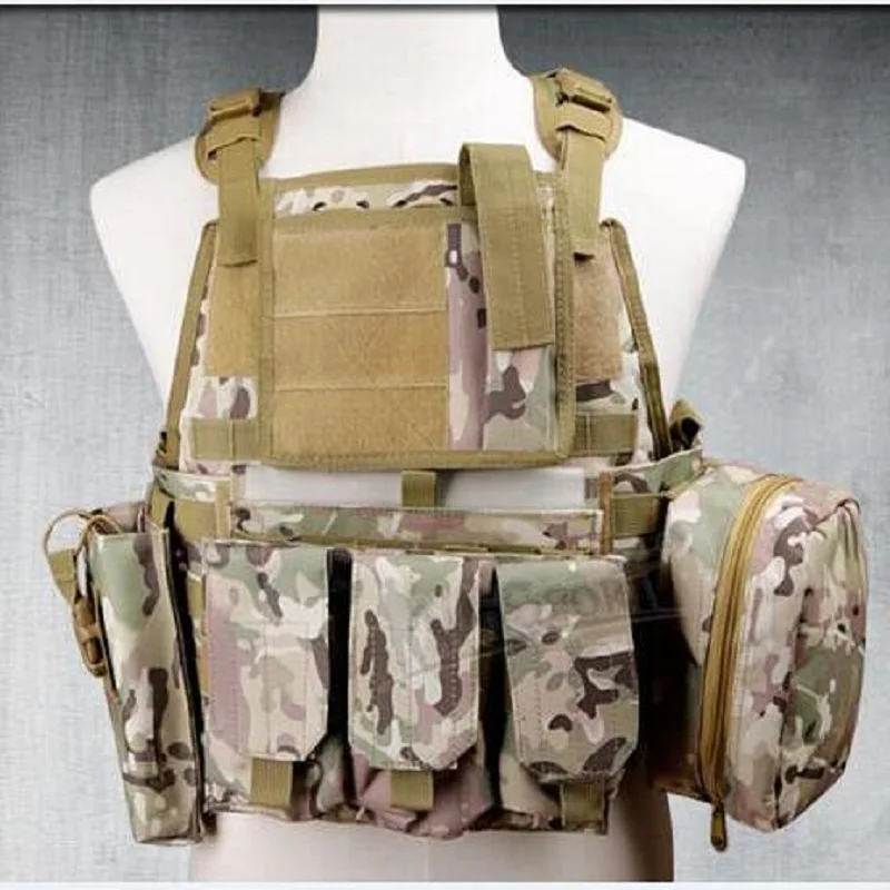 WoSporT Airsoft Hunting Military Molle Combat 600D Vest Tactical multicam camo CS