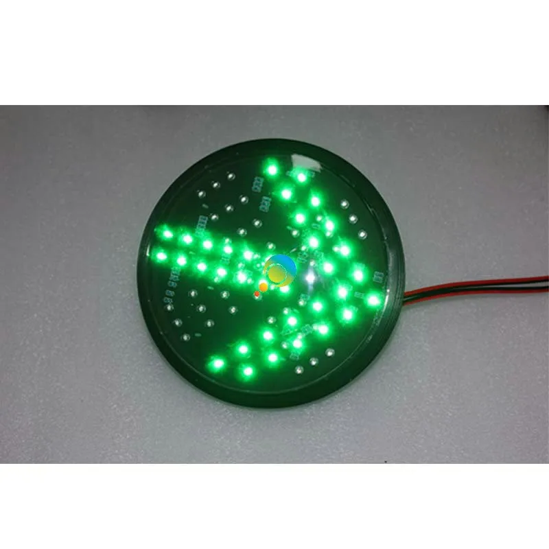 DC12V cor bi 200mm cruz vermelha seta