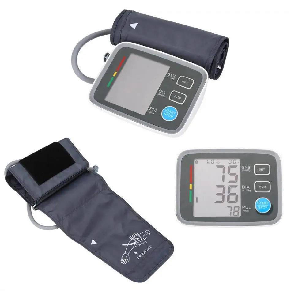 

Tensiometro Digital Chargeable Blood Pressure Monitor Upper Arm Heart Monitor Sphygmomanometer Medical Equipment Cuff 22-32/48cm