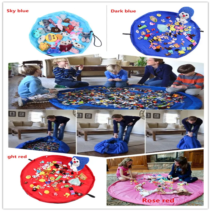 

Oversized multi-function portable baby toy storage bag Waterproof toy storage bag Na box carpet box