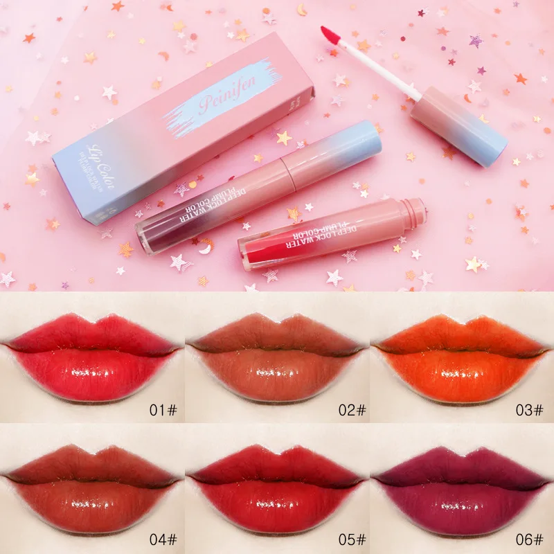 

PNF new high-grade water mirror glass lip glaze 6 color 1PCS