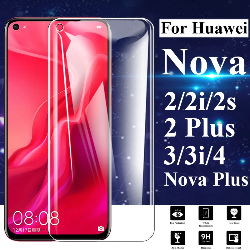 Защитное стекло на huawei Nova 4 защитная пленка для экрана 2i 2 s Plus 3 3i I S Закаленное