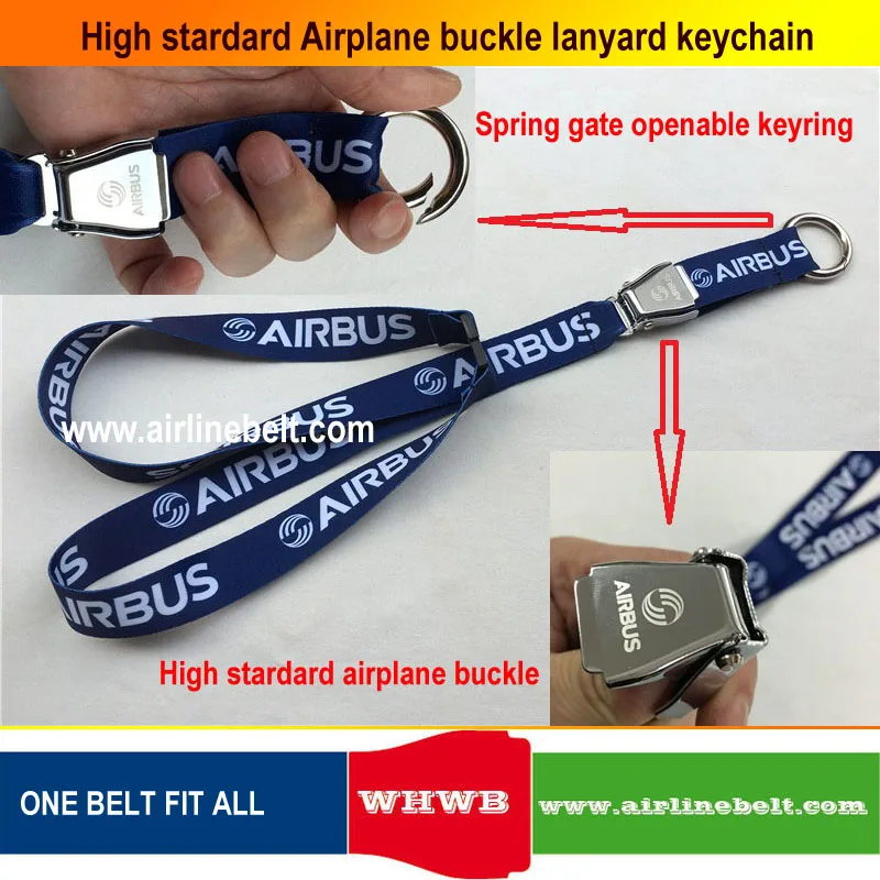 

Spring Gate openable key ring Airbus Boeing airplane buckle Lanyard for Pilot Flight Crew's ID Card Holder snap clasp clip DIY